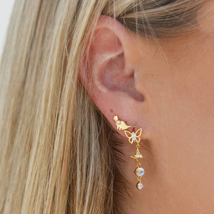 Brincos Borboleta Sonhadora por atacado de MiniDes