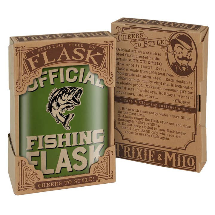 Lucky Jack - Wholesale Flask - Flask - Official Fishing Flask, Father's Day1