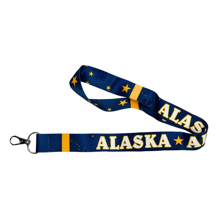 Cordino - Bandiera dello Stato dell'Alaska - USA - L060 per la vendita all'ingrosso da parte di Worldwide Souvenirs