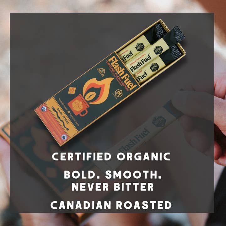 Canadian Heritage Roasting Company - Wholesale Instant Coffee/Espresso - Flash Fuel Organic Instant Coffee - Dark Roast