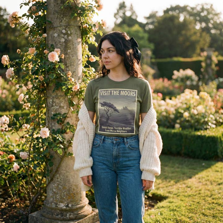 Visit The Moors Tee for wholesale by MagicMerchEmporium