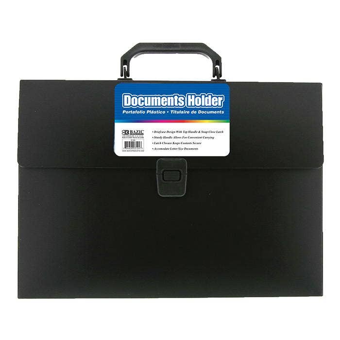 Luna Office Supply - Everyday Essential – wholesale Mappar – Letter Size Dokumentcase med handtag