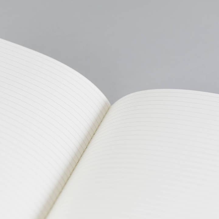 VENT for Change - Wholesale Notebook - Notebook A5 Recycled Leather Lined Paper - Charcoal