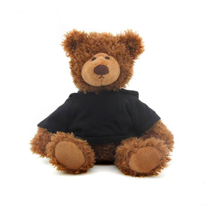 Plushland - Wholesale Stuffed/Plush Toy - Kids & Baby - Plush Teddy Bear Frankie 10" with customizable Hoodie