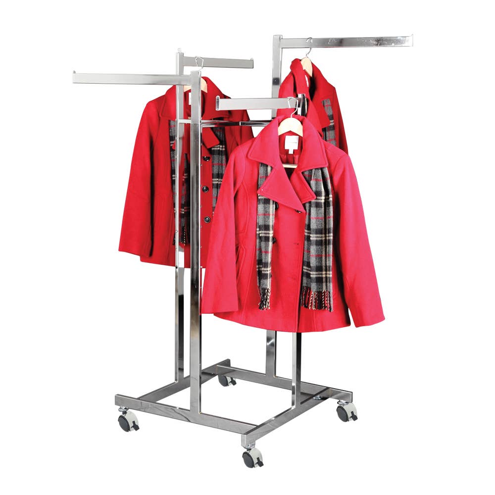 Specialty Store Services - Wholesale Retailer Display - Apparel - High Capacity Clothing Rack with Height Adjustable Uprights1