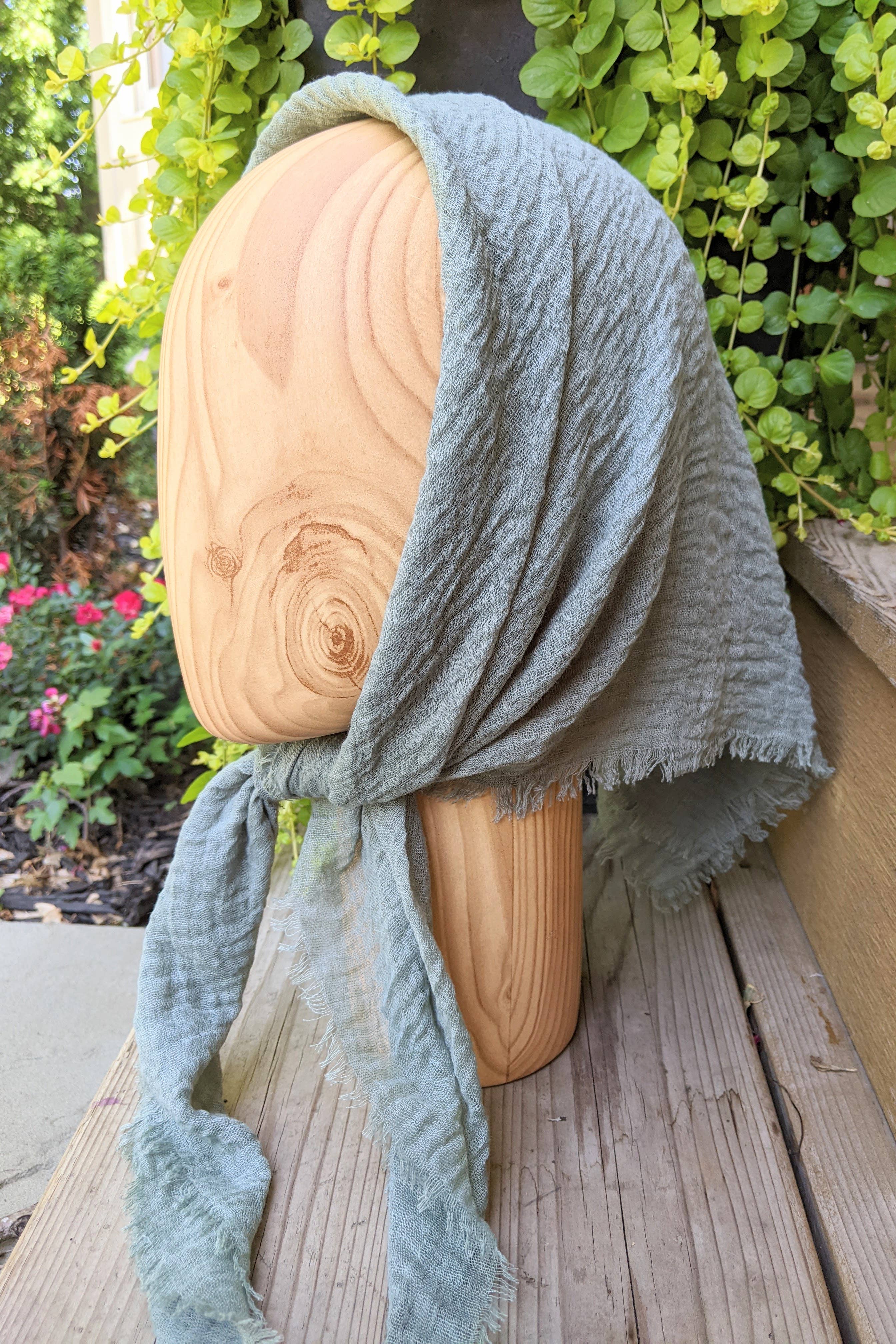 Multi Colored Gauze MYSTERY BOX Lightweight Square Scarves. Set of 10 for wholesale on Faire5