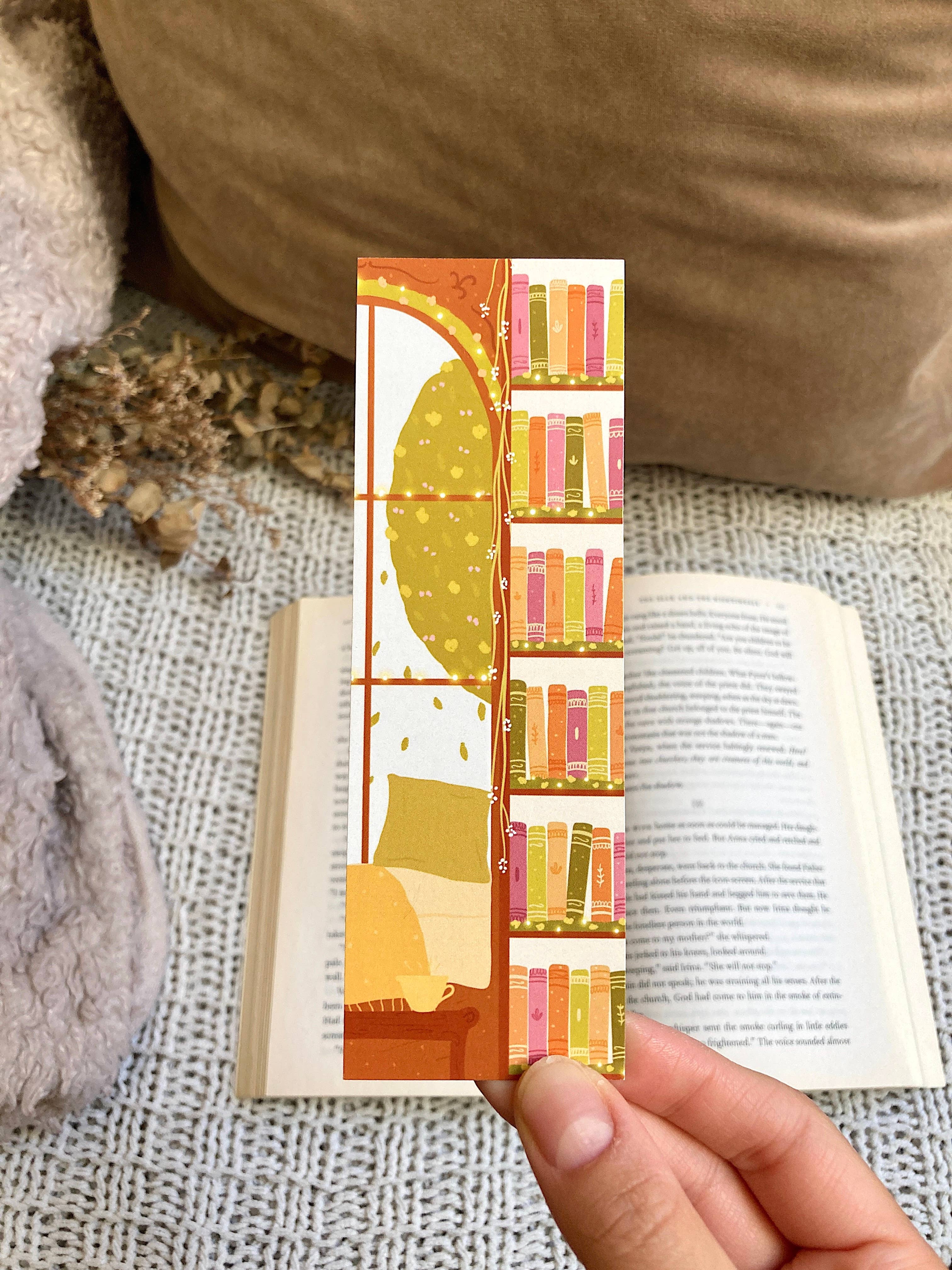Tales and Pages Shop - Wholesale Bookmark - Cozy Reading Nook Bookmark2
