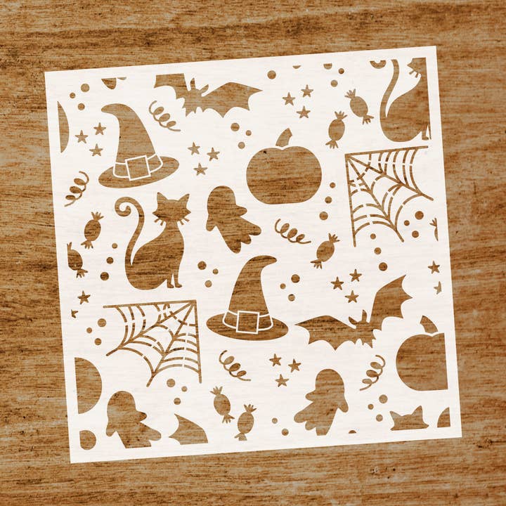 Halloween-feest met sjabloon voor wholesale door Evyre Scrapbooking