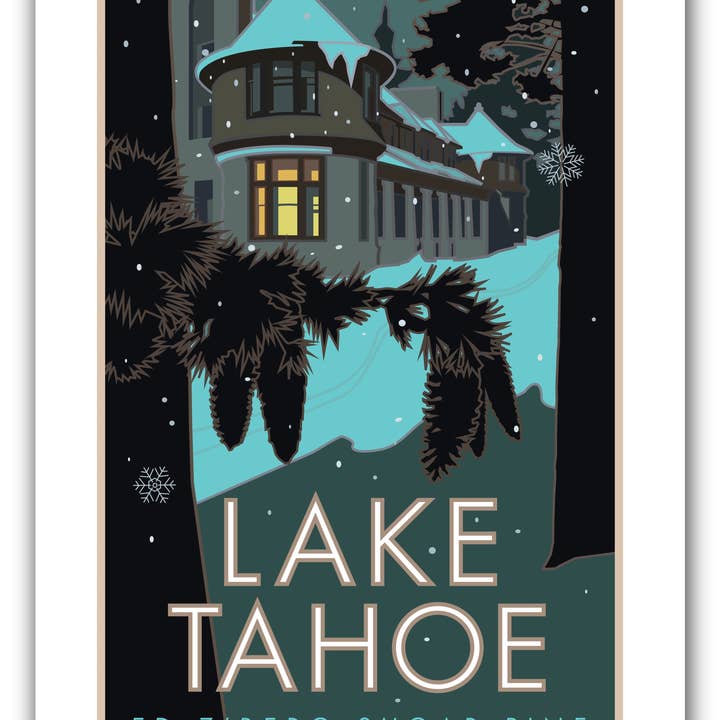 Lake Tahoe, Sugar Pine Point State Park - Poster for wholesale by Travel Posters by M&W Design Co.