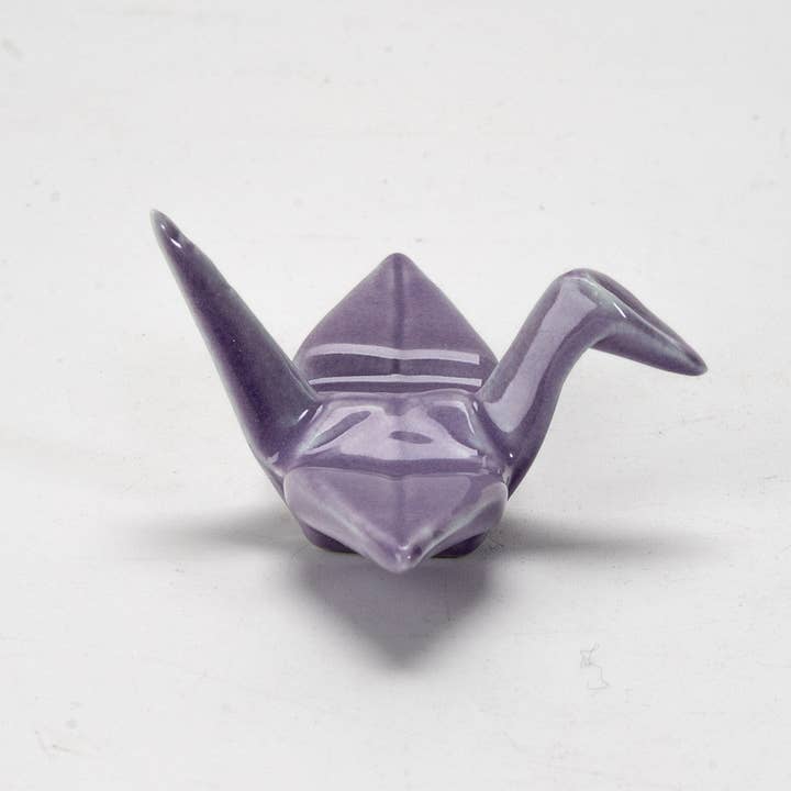 Urban Tokyo – wholesale Skedfat – Origami Trana Porslin Ätpinnar Viloplats 2"L Lila (12/288)