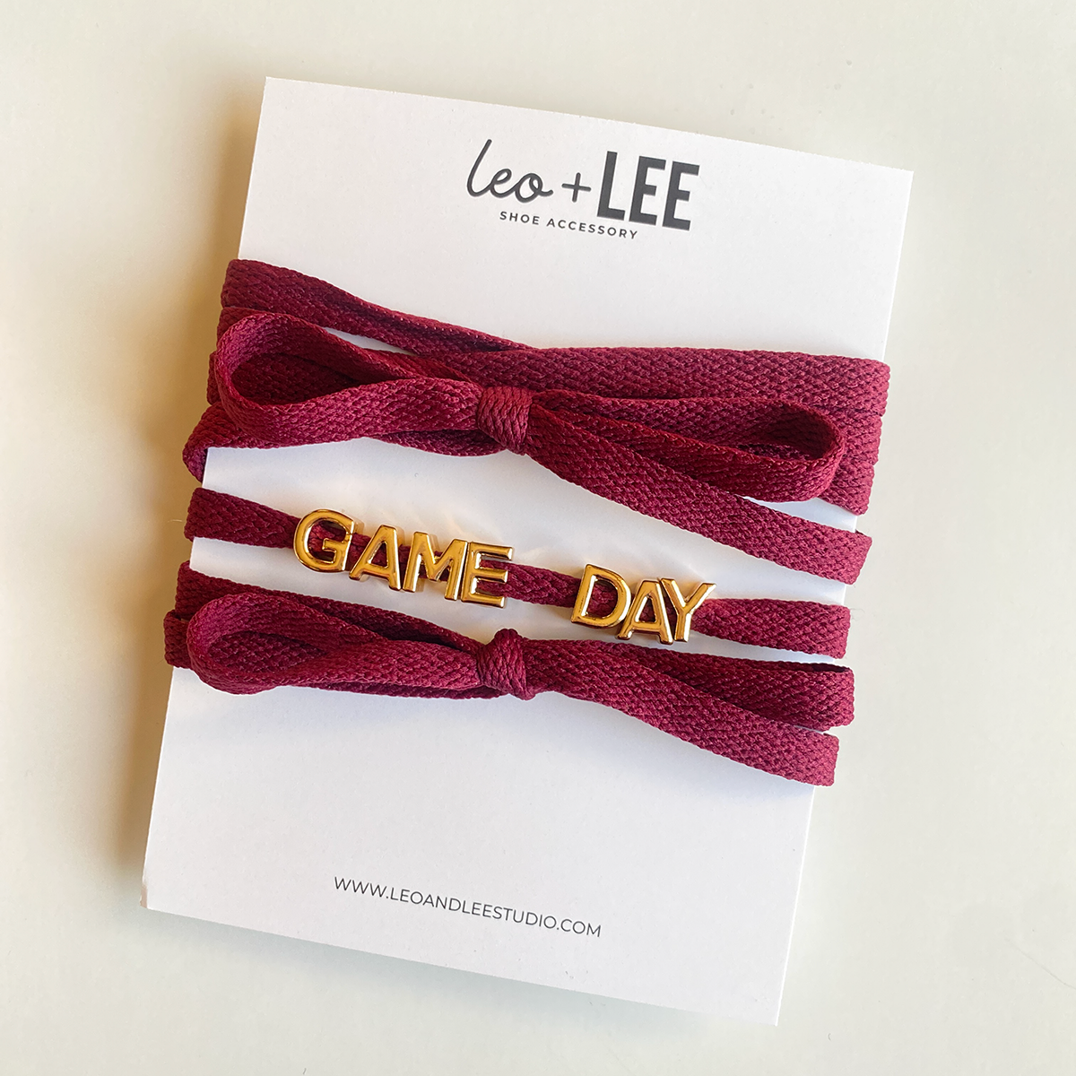 Leo & Lee Studio – Engroshandel Skotilbehør – Unisex – Spilledag Snørebåndssæt | Perfekt til sportsfans!9