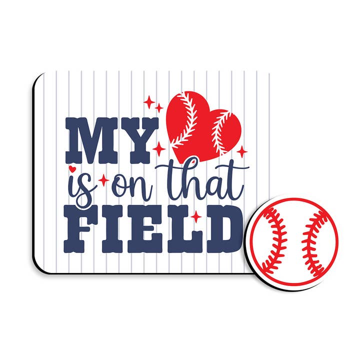 My Heart is on That Field Desk Set for wholesale by Viv&Lou