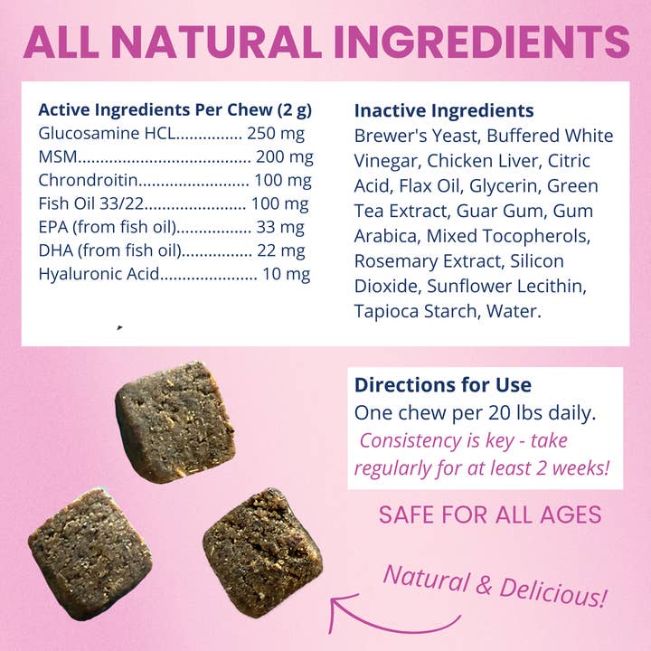 Under the Weather Pet - Wholesale Pet Supplement - Dog - Hip & Joint Mobility Soft Chews for Dogs 5