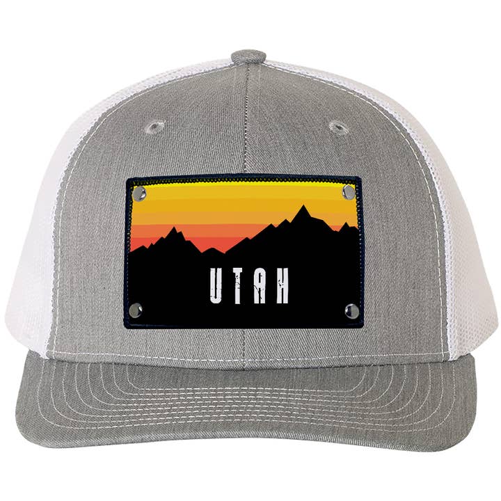 Utah Sunset RCH112 Heather Gray & White for wholesale by Stryder Gear