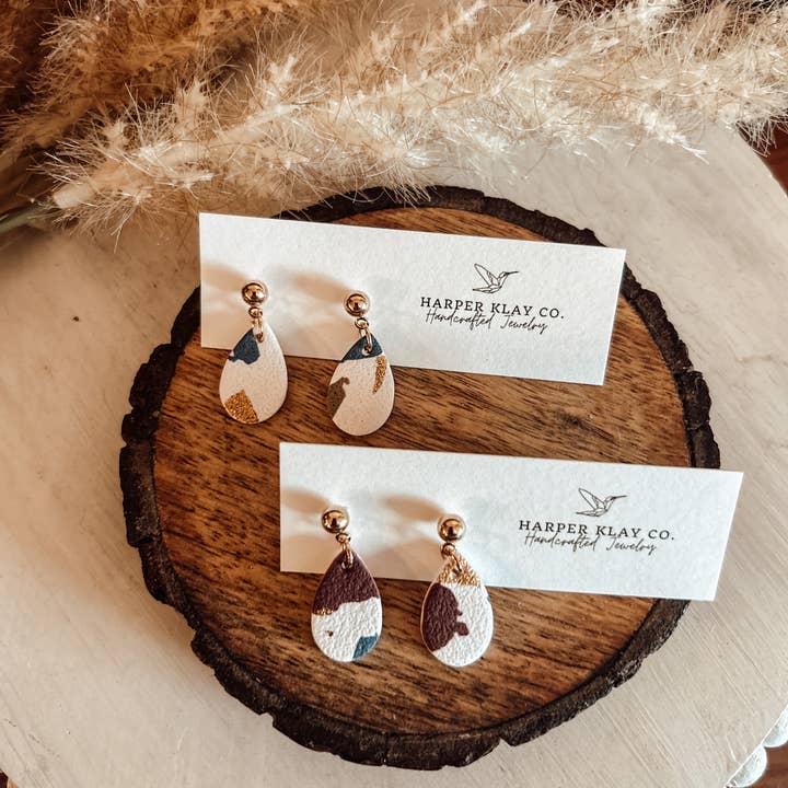 Harper Klay Co - Wholesale Jewelry Set - The Lyla Set- Polymer Clay Dangle Earrings4