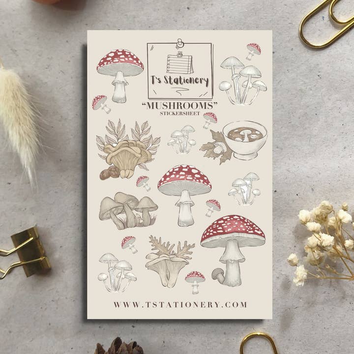 "Mushrooms" for wholesale by T's Stationery
