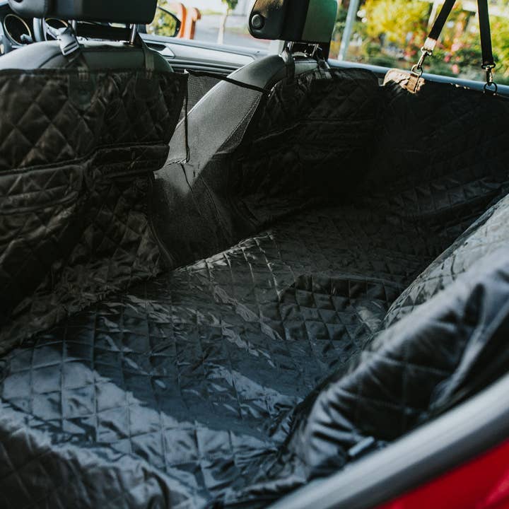 Black Back Seat Cover w Travel Bag for wholesale on Faire3