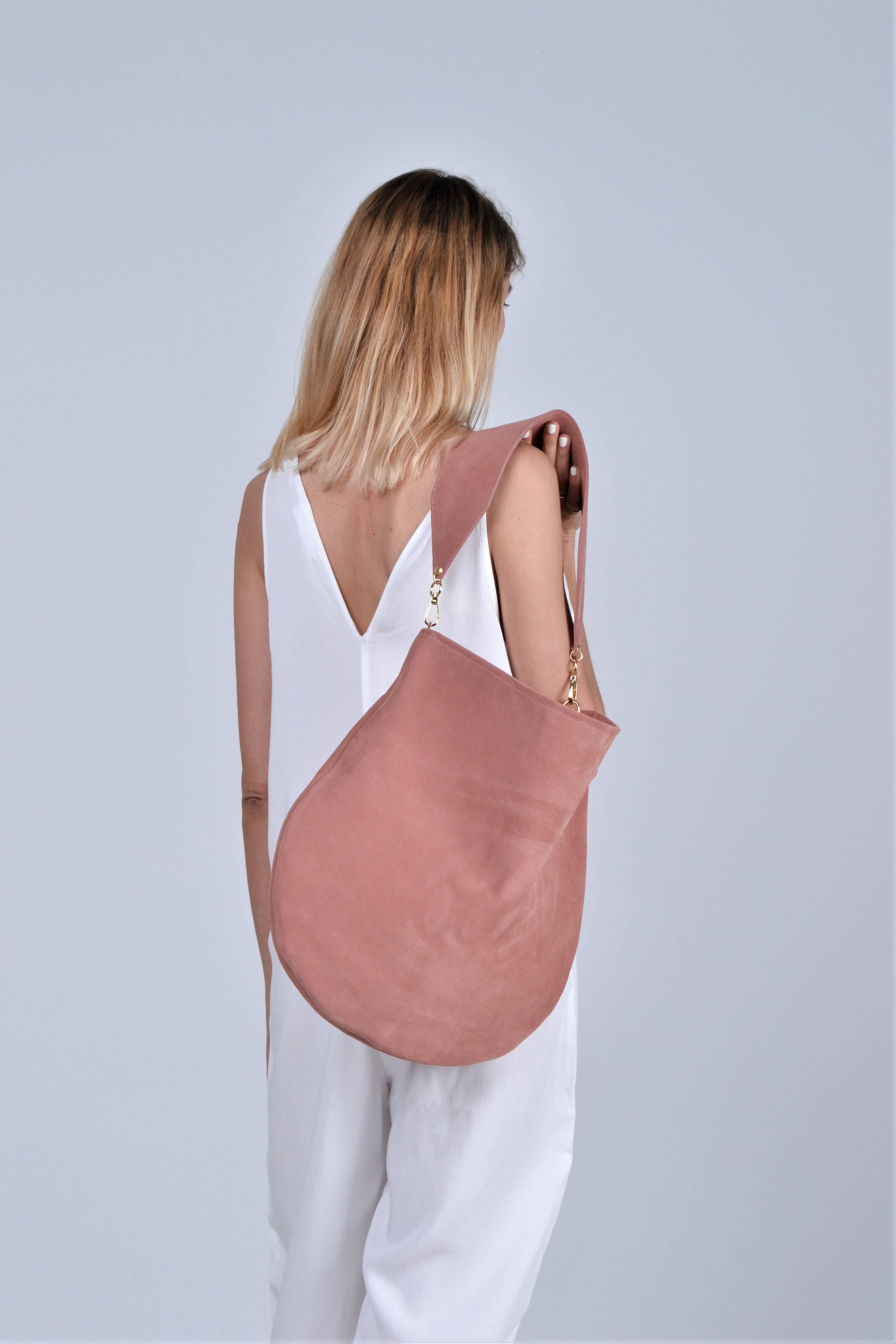 ANA KOUTSI - Wholesale Shoulder Bag - Women's - Anna soft bag in terracotta pink2