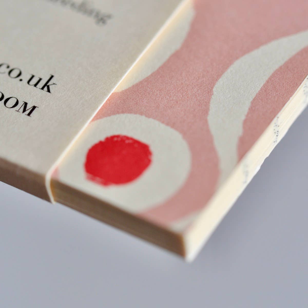 Cambridge Imprint – Caderno por atacado – Caderno de Bolso Perséfone Rosa Pálido e Framboesa2