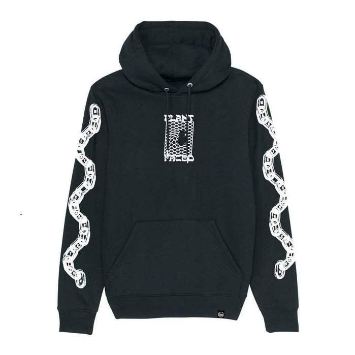 Sweat à capuche Make The Connection Noir pour la vente par Plant Faced Clothing