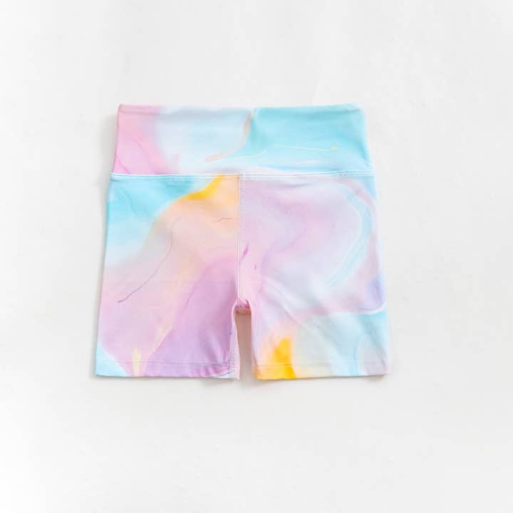 Pantalones Cortos de Ciclismo MellowTouch para Niñas - Arcoíris Pastel para venta al por mayor de LESIMO