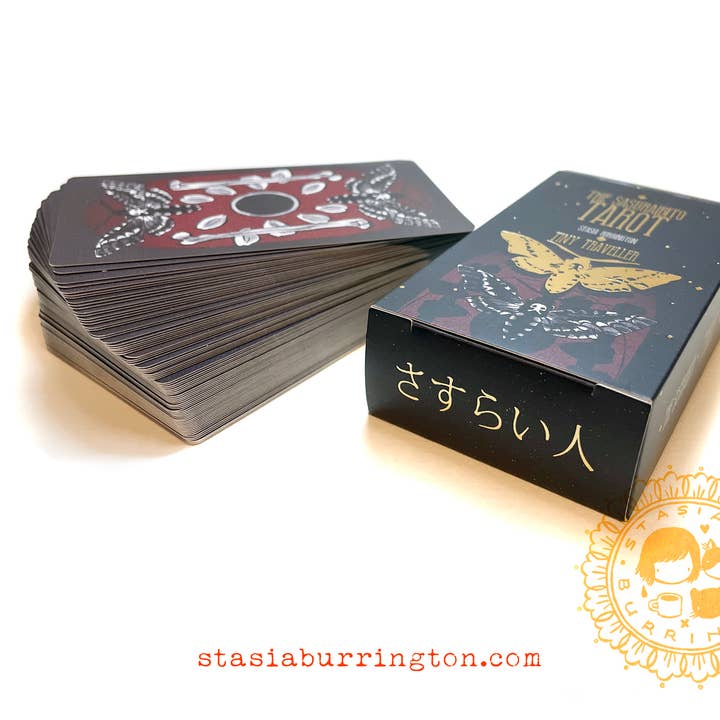 Stasia Burrington Illustration - Wholesale Tarot Cards - Deck - Tiny Traveller - The Sasuraibito Tarot - Compact1