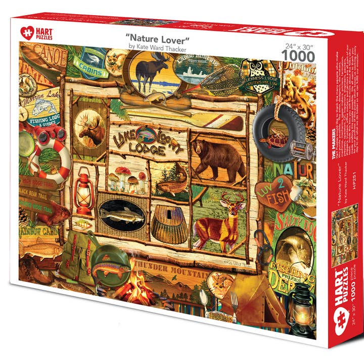 Nature Lover by Kate Ward Thacker for wholesale by Hart Puzzles