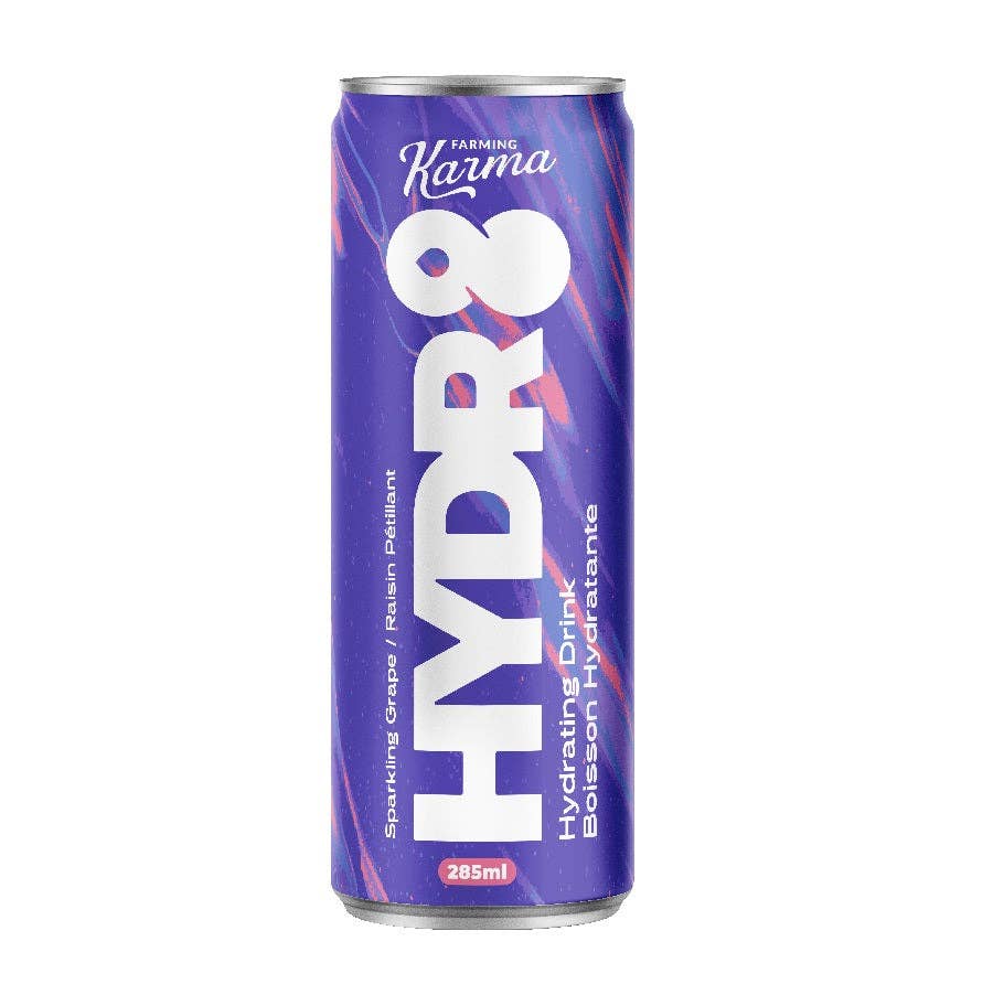 Farming Karma Fruit Co. Ltd - Vente Sodas/boissons gazeuses - Raisin - Hydr8 (pack de 4)1