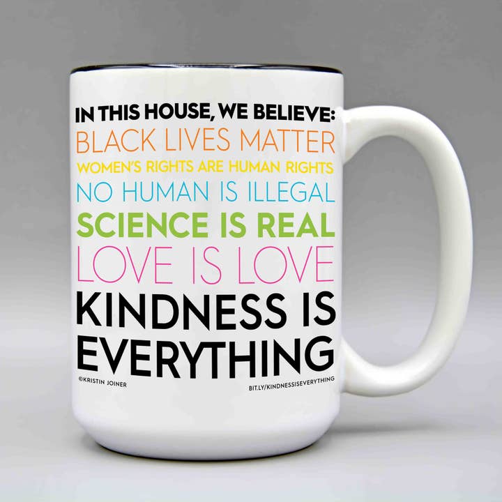 Kindness Is Everything - 15 oz. Ceramic Coffee Mug for wholesale by EXIT82ART