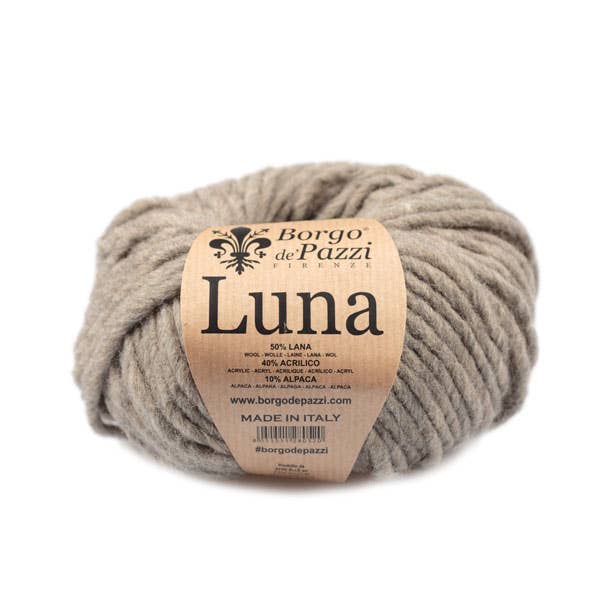 Borgo de' Pazzi - Firenze – Fio por atacado – Luna - Fio de lã multiuso em pacote com 10 novelos de 50 g13