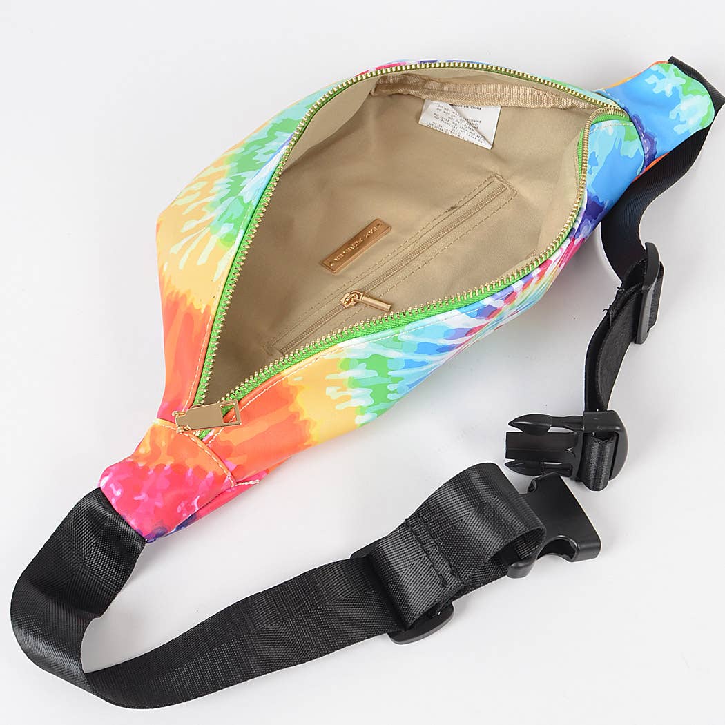 3AM BY H&D ACCESSORIES - Wholesale Belt Bag - Women's - Tie Dye Fanny Pack3