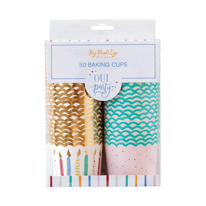 OPB812 - Oui Party Birthday Food Cups for wholesale by My Mind’s Eye