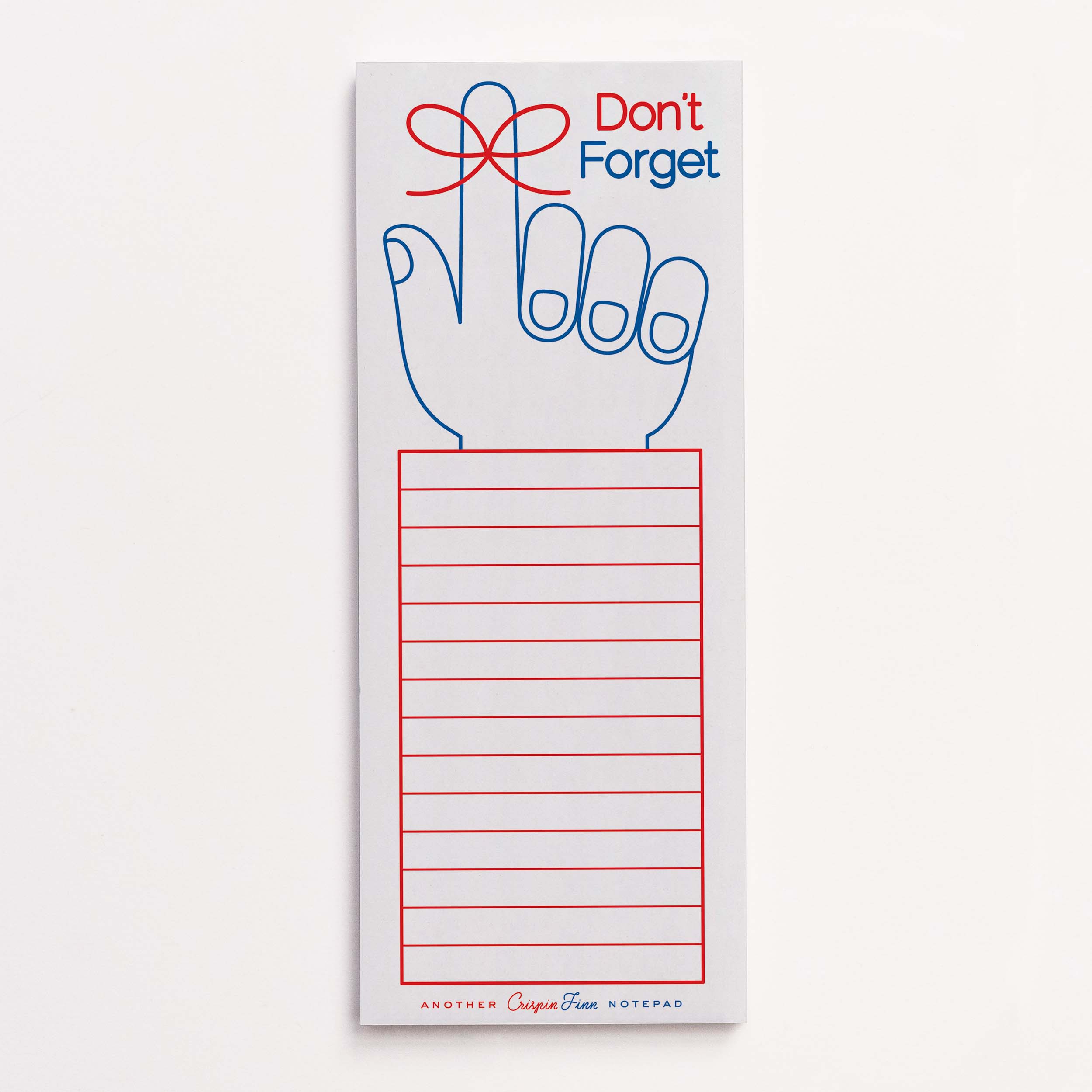 Crispin Finn – wholesale Notepad – Don't Forget Note Pad2