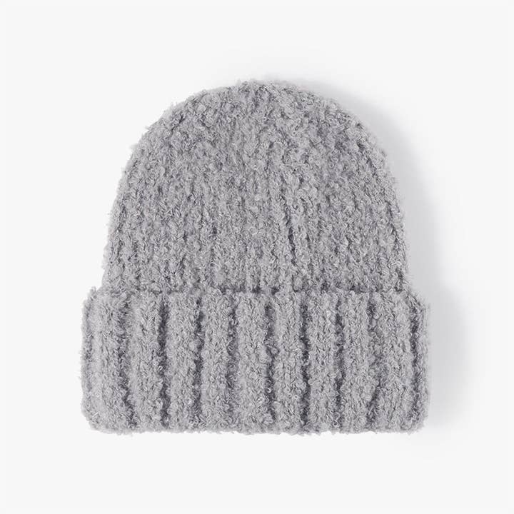 Dipped Shop - Wholesale Beanie - Women's - Solid Color Warm Snug Knit Beanie DPKB3001
