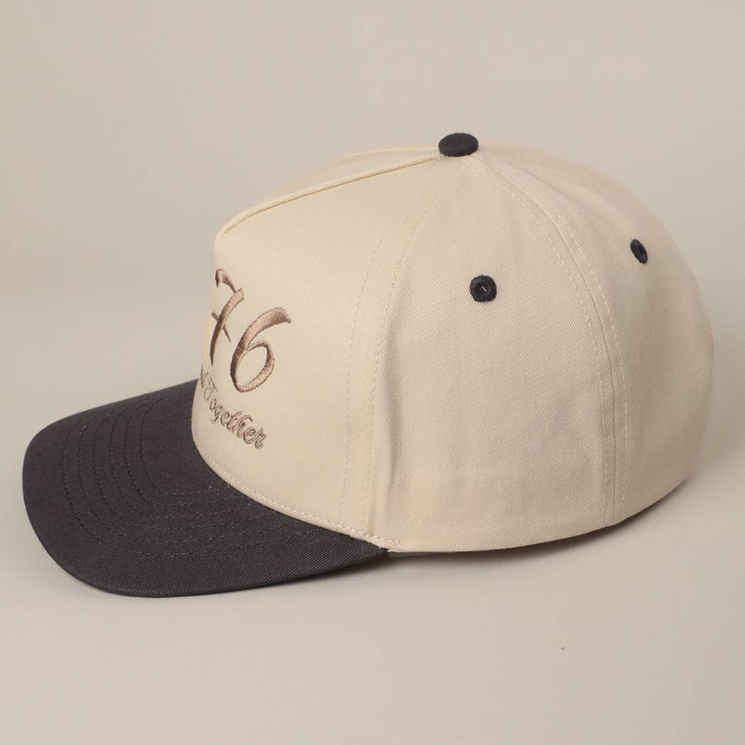 Fashion City - Vente Casquette de camionneur – unisexe - Casquette Trucker Bicolore 1776 We Stand Together6