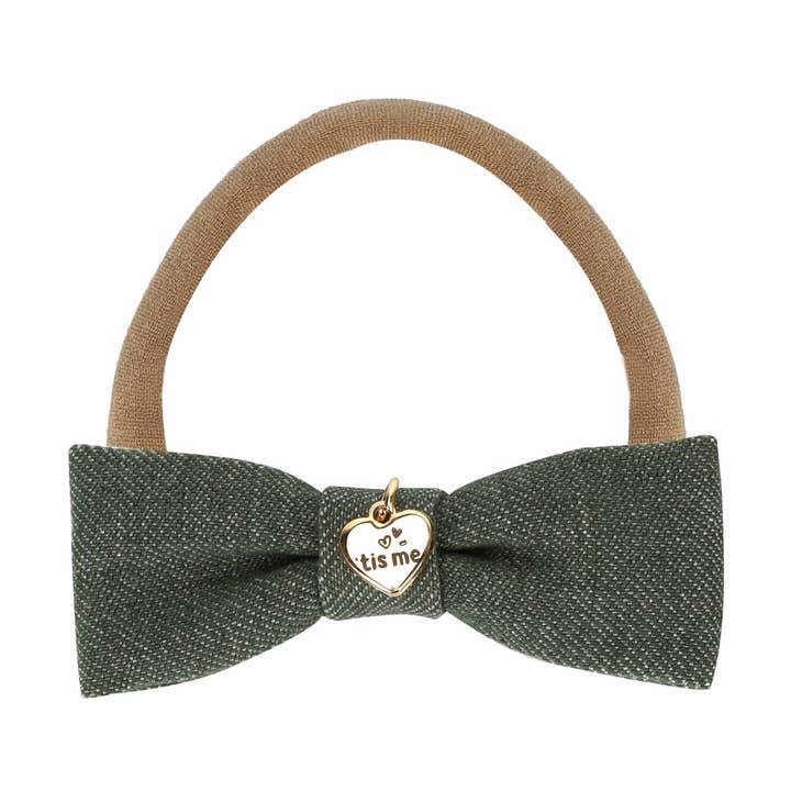 Sage Denim Fluga Nylon Baby pannband för wholesale av 'tis me