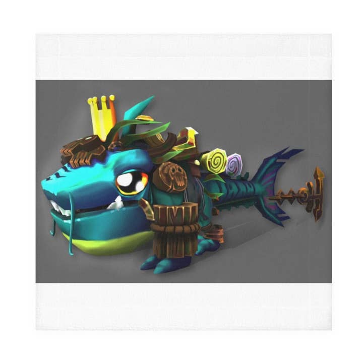 Asciugamano viso Nibblers the Misfit Shark per la vendita all'ingrosso da parte di Marick Booster