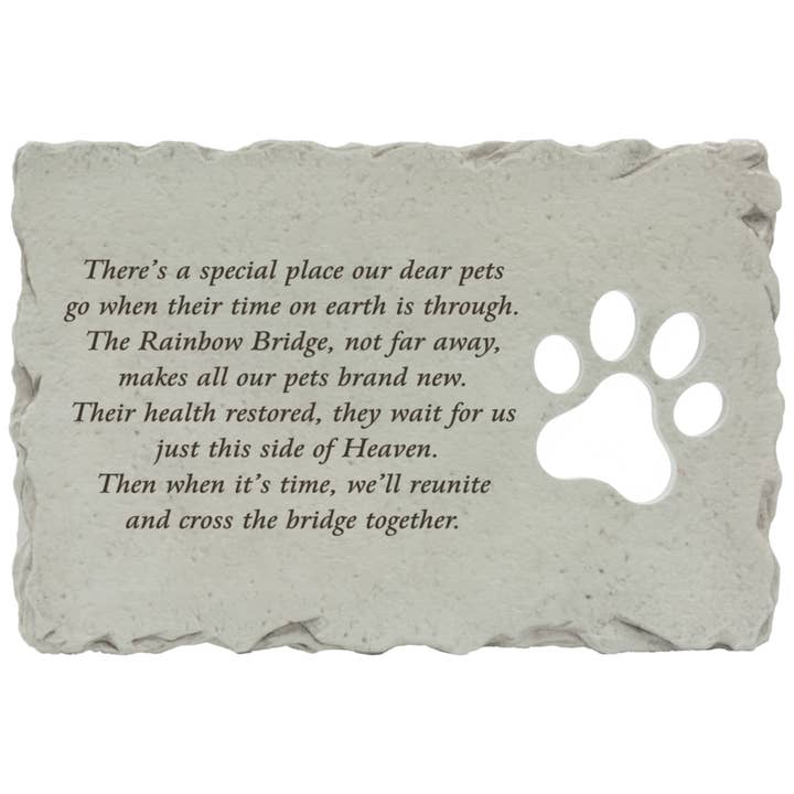 Gift & Garden by Carson - Wholesale Decorative Tabletop Object - "Rainbow Bridge" Sonnet Comfort Stone