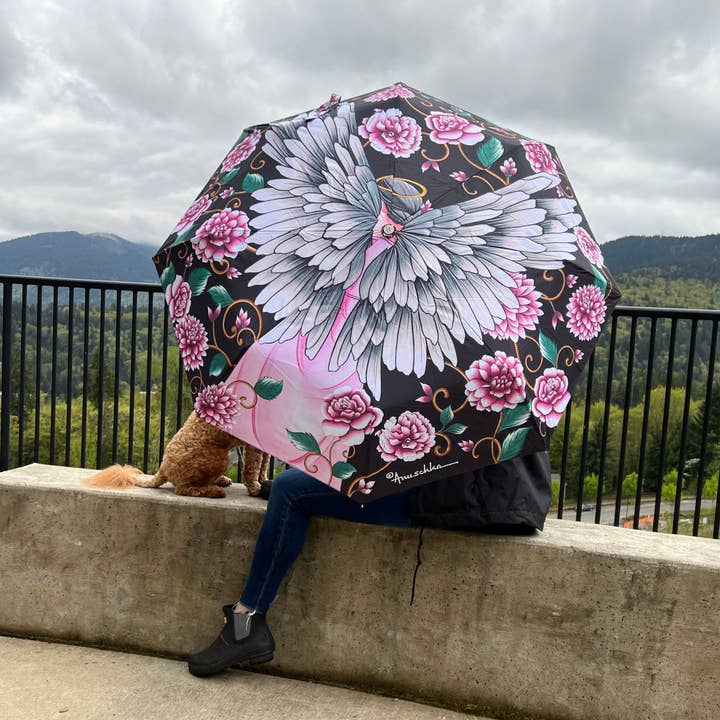 Anuschka | Vanya Lara (USA) - Wholesale Umbrella - Women's - Auto Open/ Close Printed Umbrella - 31003
