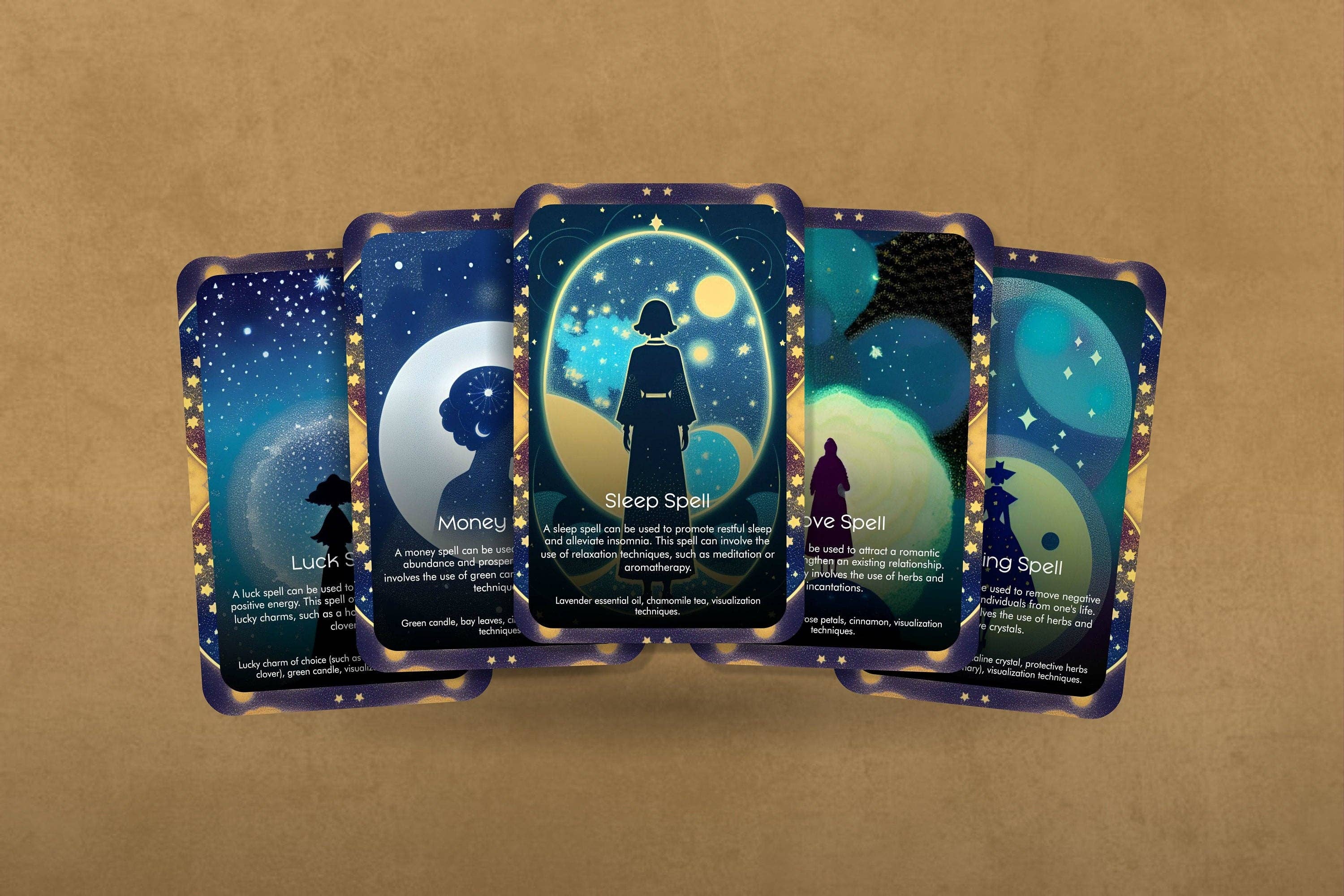 Ibiza Tarot USA - Wholesale Tarot Cards - The Witch's Spellcraft Oracle - Awaken your inner Witch - Oracle - Oracle Deck - Divination tools - oracle Gift - Magic Oracle - Witches0