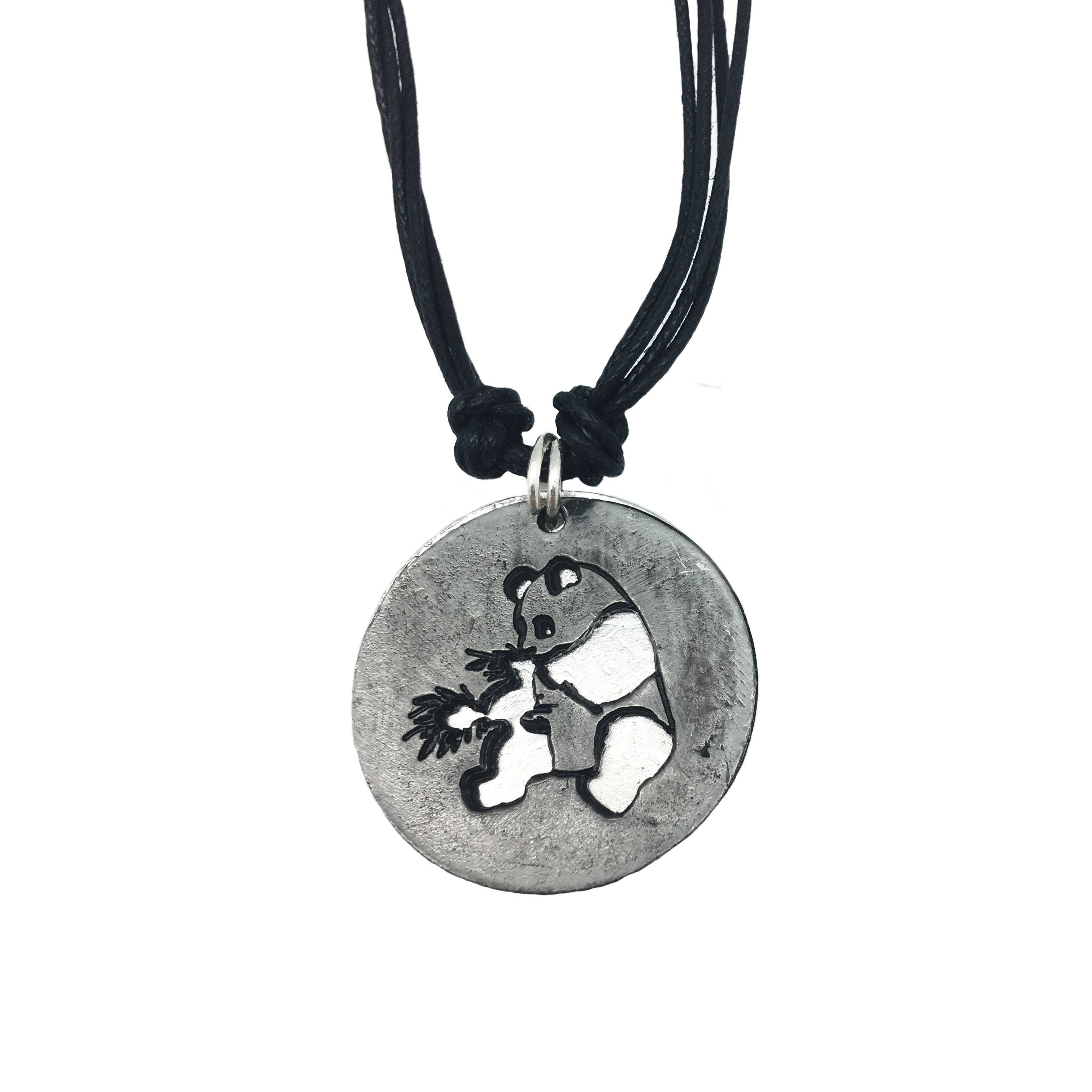 Anju Jewelry - Wholesale Pendant/Charm Necklace - Pewter Necklace - Panda0