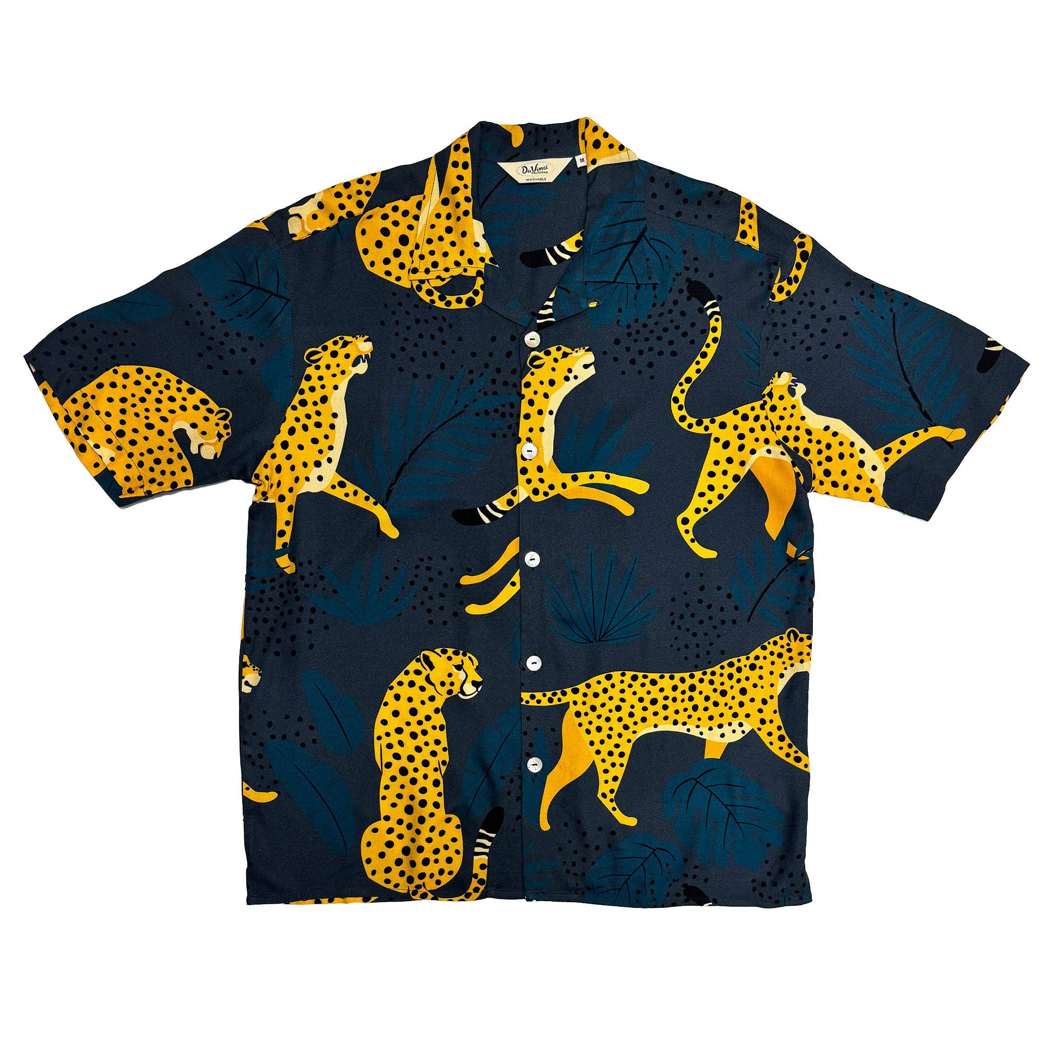 Virgoan Wish LLC - Wholesale Button Down Shirt - Men's - Leppard | Men's Short-Sleeved Shirt | Available in Europe1