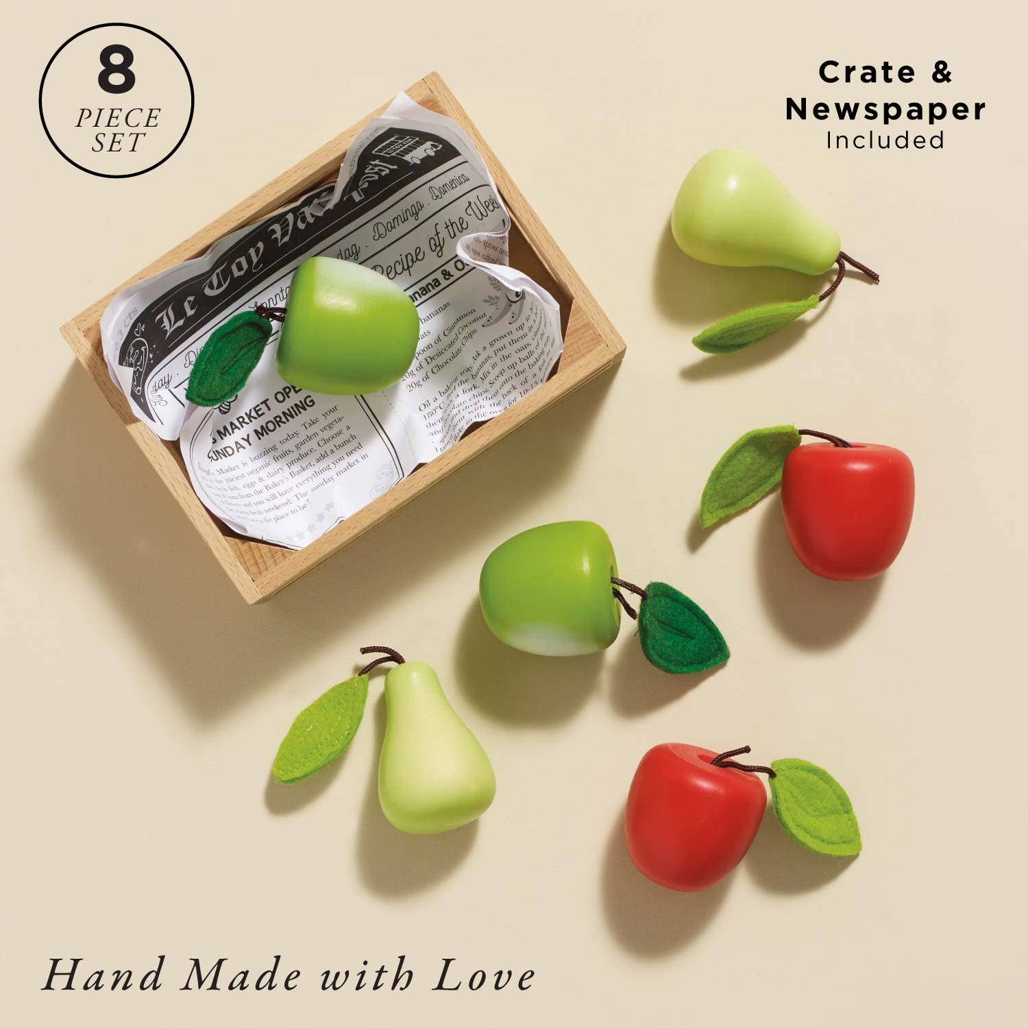 Le Toy Van, Inc. - Wholesale Toy Set - Kids - Orchard Fruits Wooden Market Crate1