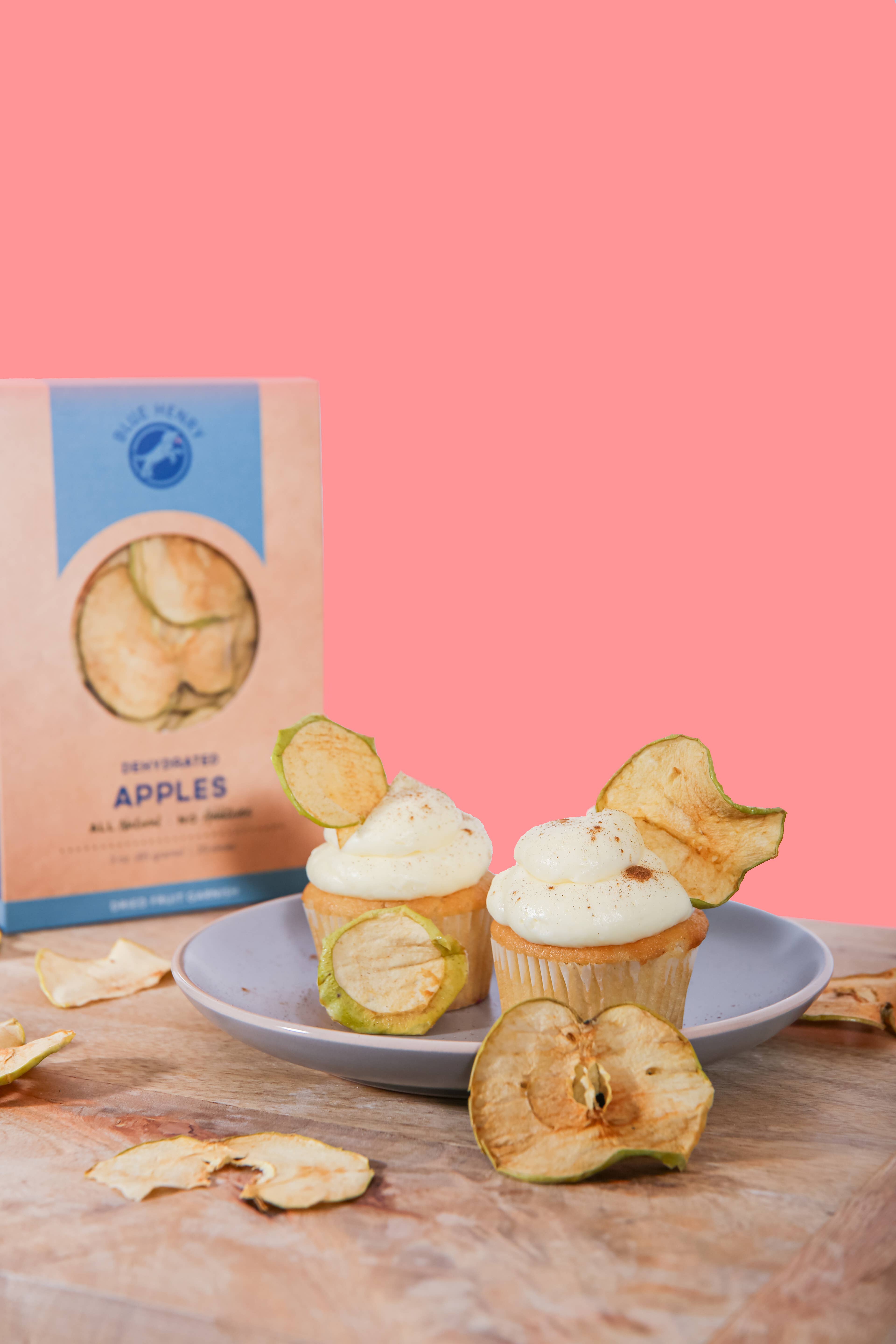 BlueHenry LLC - Vente Fruits secs/déshydratés - Garniture déshydratée pour tranches de pommes - petit étui4