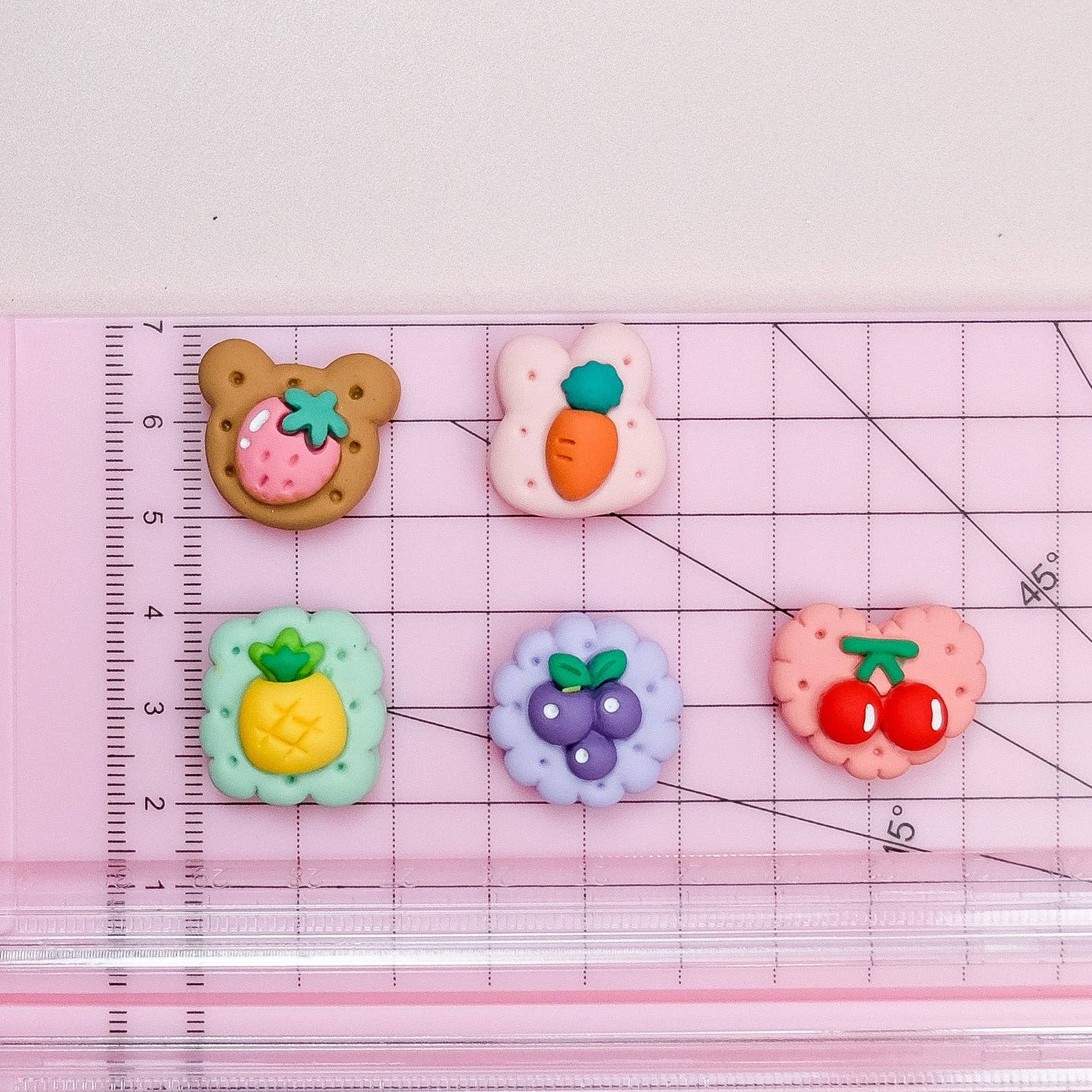 Moon Bunny – Engroshandel Håndværk forsyninger – Tropiske frugtkiks med flad ryg12