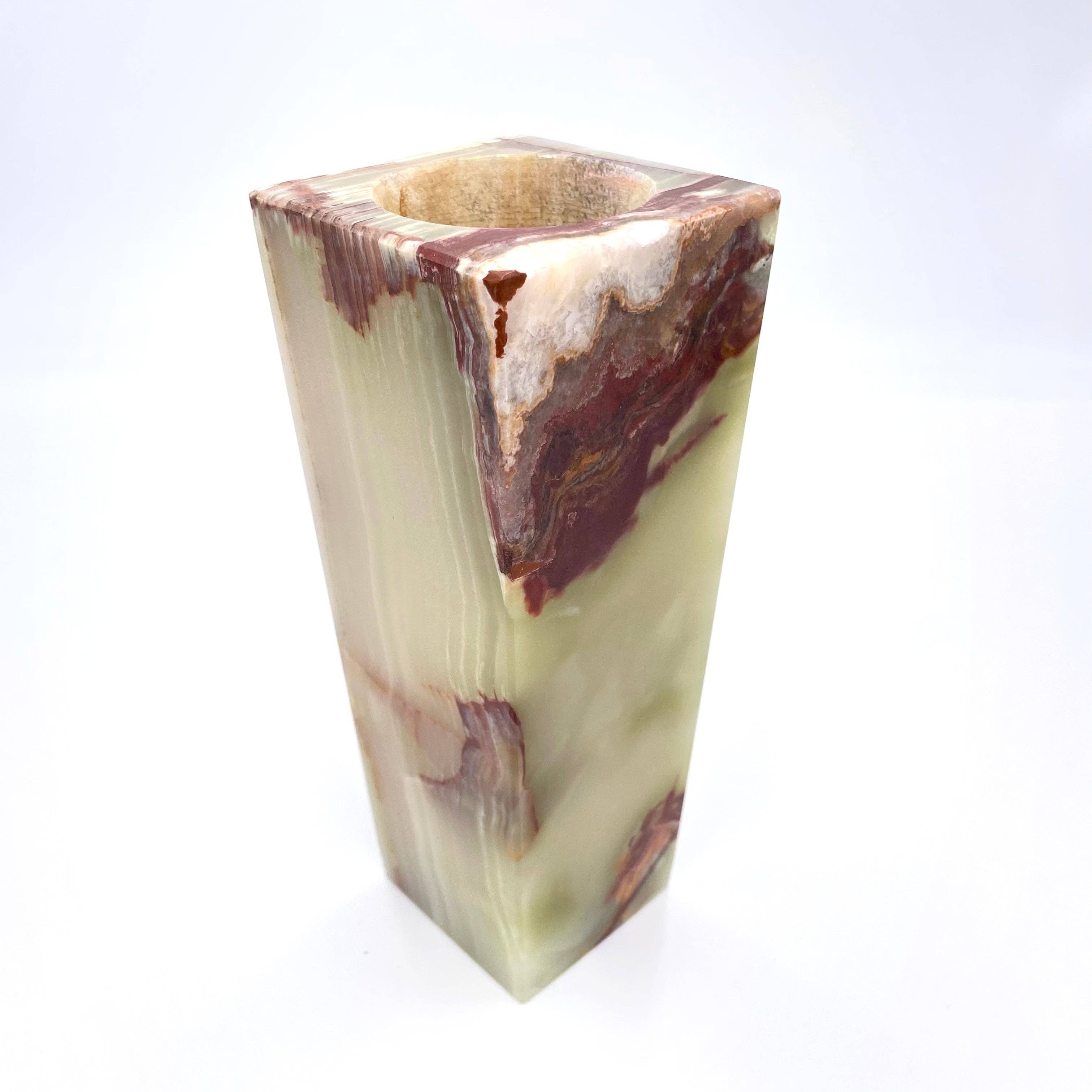 Page Imports - Wholesale Vase - 8" Square Vase in Marble and Onyx22