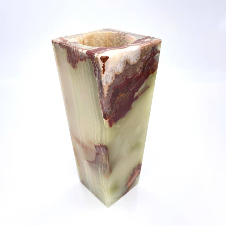 Page Imports - Wholesale Vase - 8" Square Vase in Marble and Onyx22