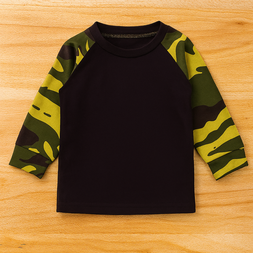 Fennco Styles - Vendita all'ingrosso Completo top e pantaloni - Neonati - Set di abbigliamento per ragazzi camouflage 2 pezzi1