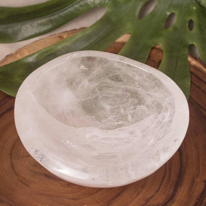 Tiny Rituals - Wholesale Decorative Plate/Dish/Bowl - Rare Clear Quartz Crystal Bowls - Large - 1 of a Kind22