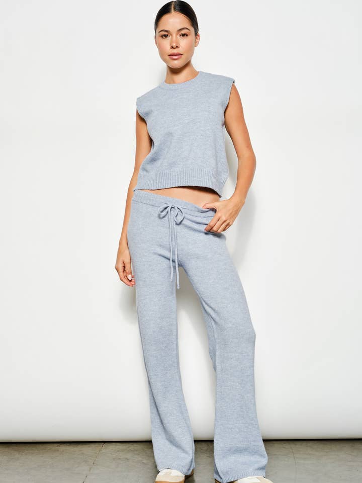 NICOLA KNIT PANTS for wholesale by Pretty Garbage